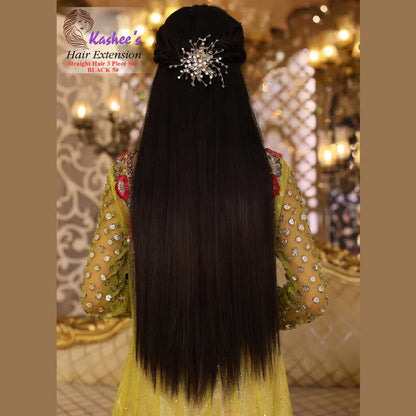 Synthetic Straight Hazel + Olive Gold Hair Extension 24-26 INCH